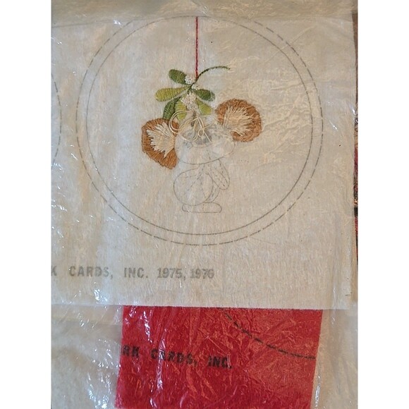 Crewel Christmas Koala Bear & Deer Ornaments #7944 Hallmark Cross Stitch Vintage - Picture 4 of 10